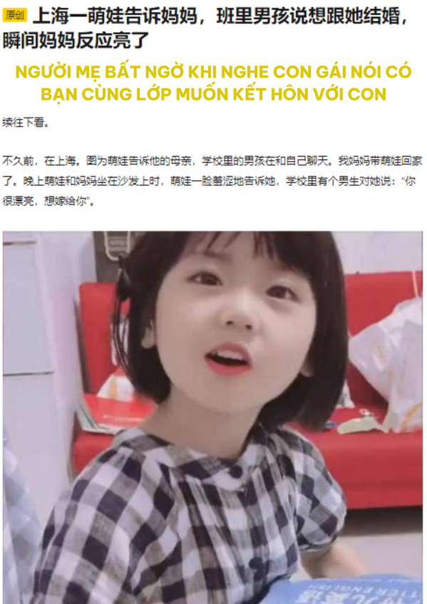  Toàn bộ câu chuyện về cô con gái 5 tuổi được người mẹ chia sẻ trên Sohu. (Ảnh: Sohu)