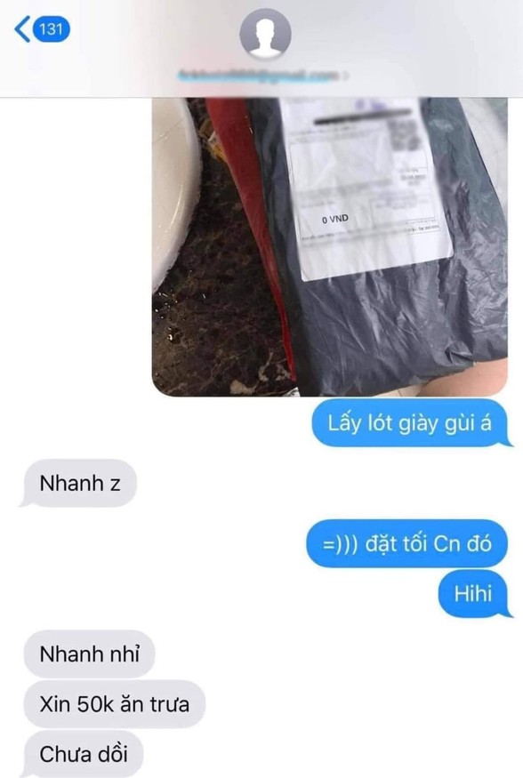  Đến 50 nghìn&nbsp;đồng ăn trưa chàng trai cũng đi xin bạn gái.&nbsp;(Ảnh: FB T.N.L)