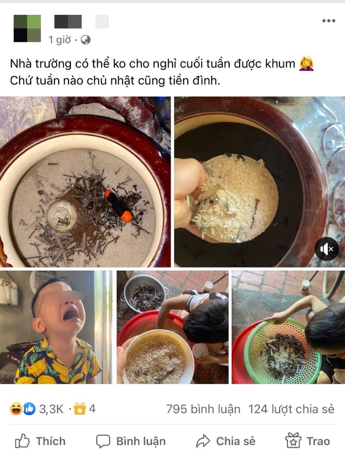  Bài đăng của người mẹ khiến dân tình "dở khóc dở cười". (Ảnh: FB T.N.N)