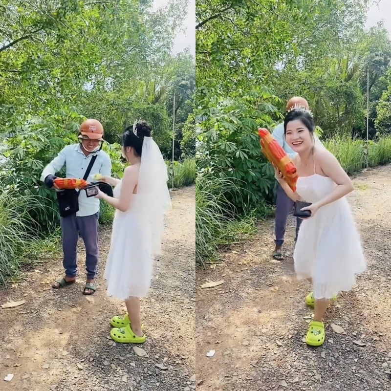  Anh shipper cũng có kỉ niệm khó quên khi đi giao hàng.&nbsp;(Ảnh: Chụp màn hình TikTok HTV)