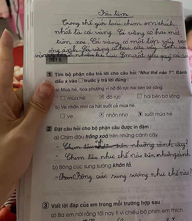 Cô nhóc làm văn tả cây, mẹ đọc xong chắc sốc tận óc-5