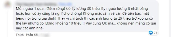 Gái 30 tuổi tuyên bố ở vậy còn hơn cưới chồng lương dưới 30 triệu-6