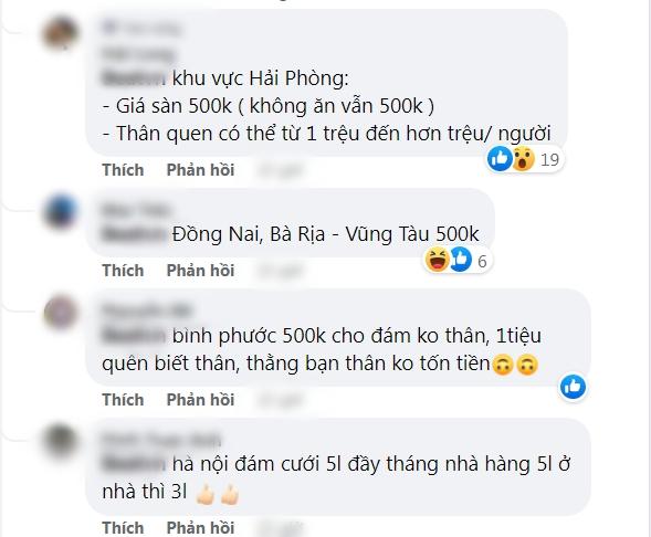 Dân mạng tranh cãi việc đi phong bì đám cưới với giá sàn 300k-4