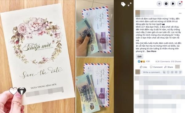 Dân mạng tranh cãi việc đi phong bì đám cưới với giá sàn 300k-12