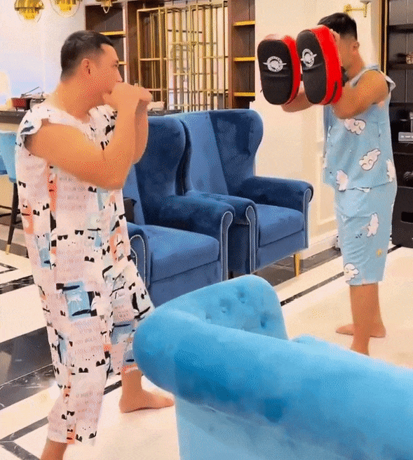 Vợ chồng Đoàn Di Băng bẻ cong dàn vệ sĩ trai tráng-7