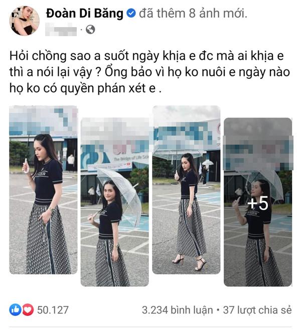 Đoàn Di Băng bị mắng làm nũng chồng, anh xã đáp 1 câu hút 60k like-3