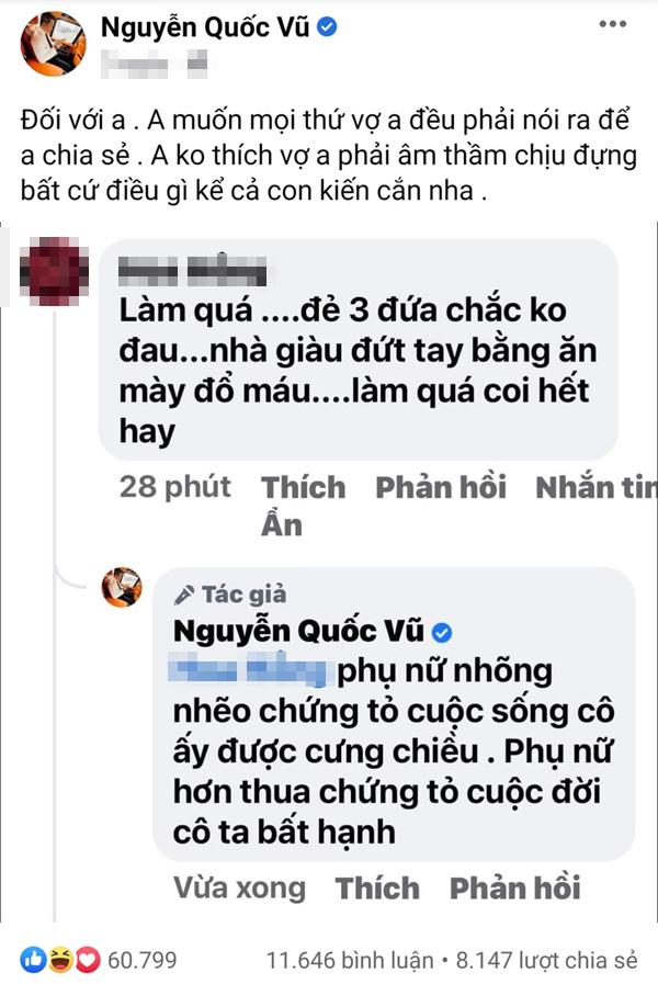 Đoàn Di Băng bị mắng làm nũng chồng, anh xã đáp 1 câu hút 60k like-2