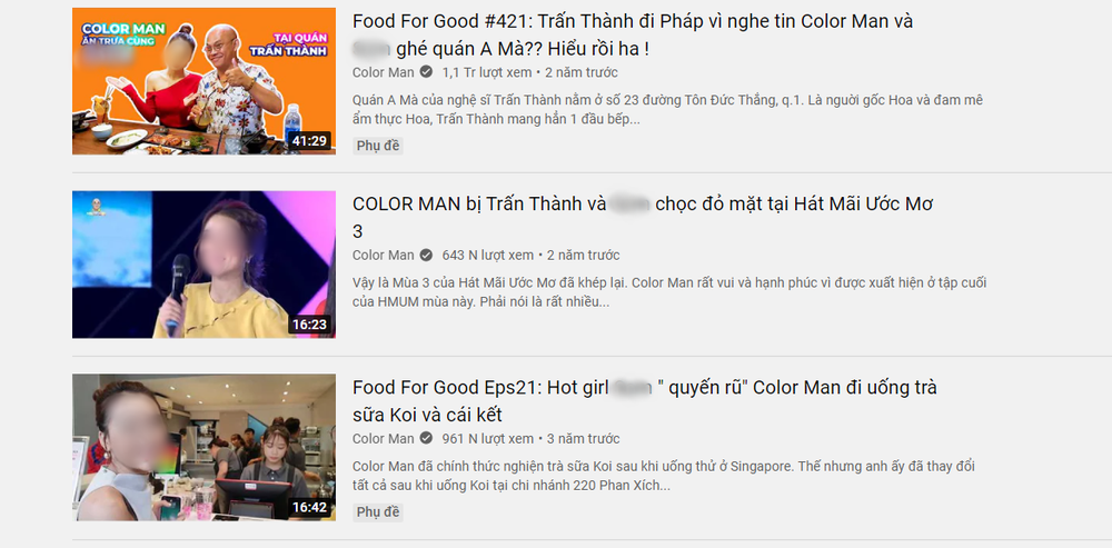 Nguyên series ăn uống cùng nữ diễn viên trên kênh Youtube của ông trùm Điền Quân