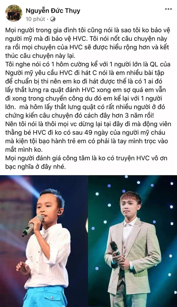Tối 26/10, bầu Thuỵ đăng status về Hồ Văn Cường khiến dân tình hoang mang tột độ