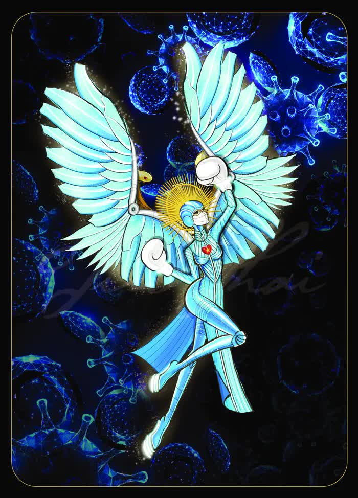 Cận cảnh bản vẽ thiết kết bộ Blue Angel của đại diện Việt Nam