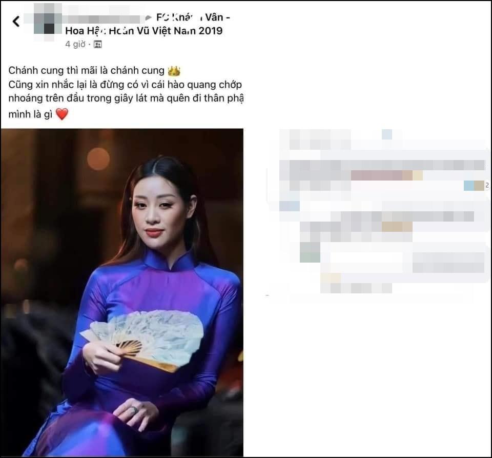 Trong group FC Khánh Vân, L.Đ.T cũng từng có bài đăng gây chú ý về 
