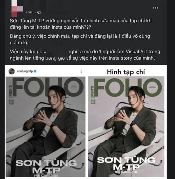 So sánh của netizen.