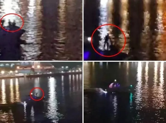 Hình ảnh trong đoạn clip gây xôn xao dư luận Thái Lan.