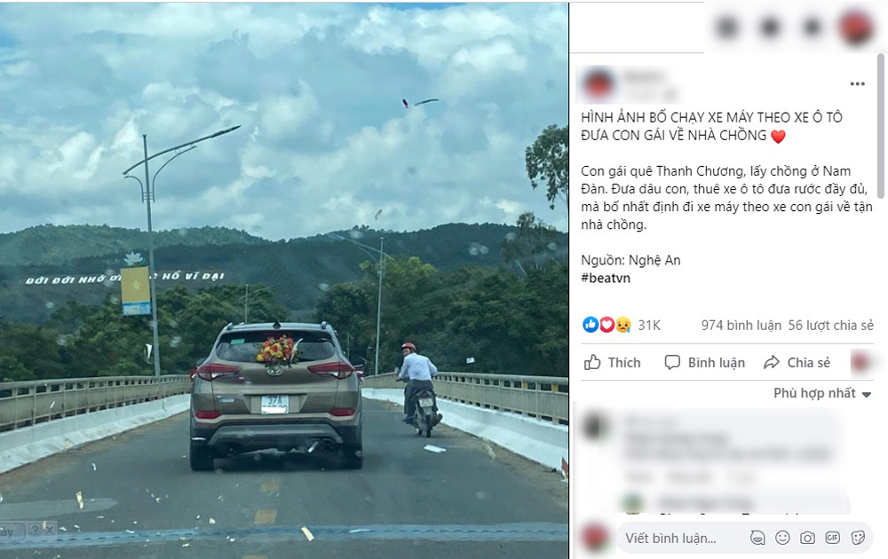  Bài đăng được chia sẻ lên mạng. (Ảnh: Chụp màn hình Fanpage B.V)