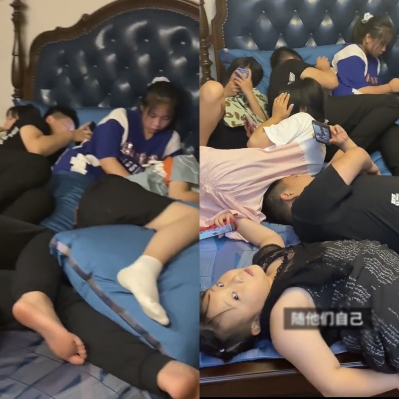  Điều hòa trong nhà đều hoạt động 24/24 để phục vụ những cô cậu bé. (Ảnh: Chụp màn hình Pear Video)