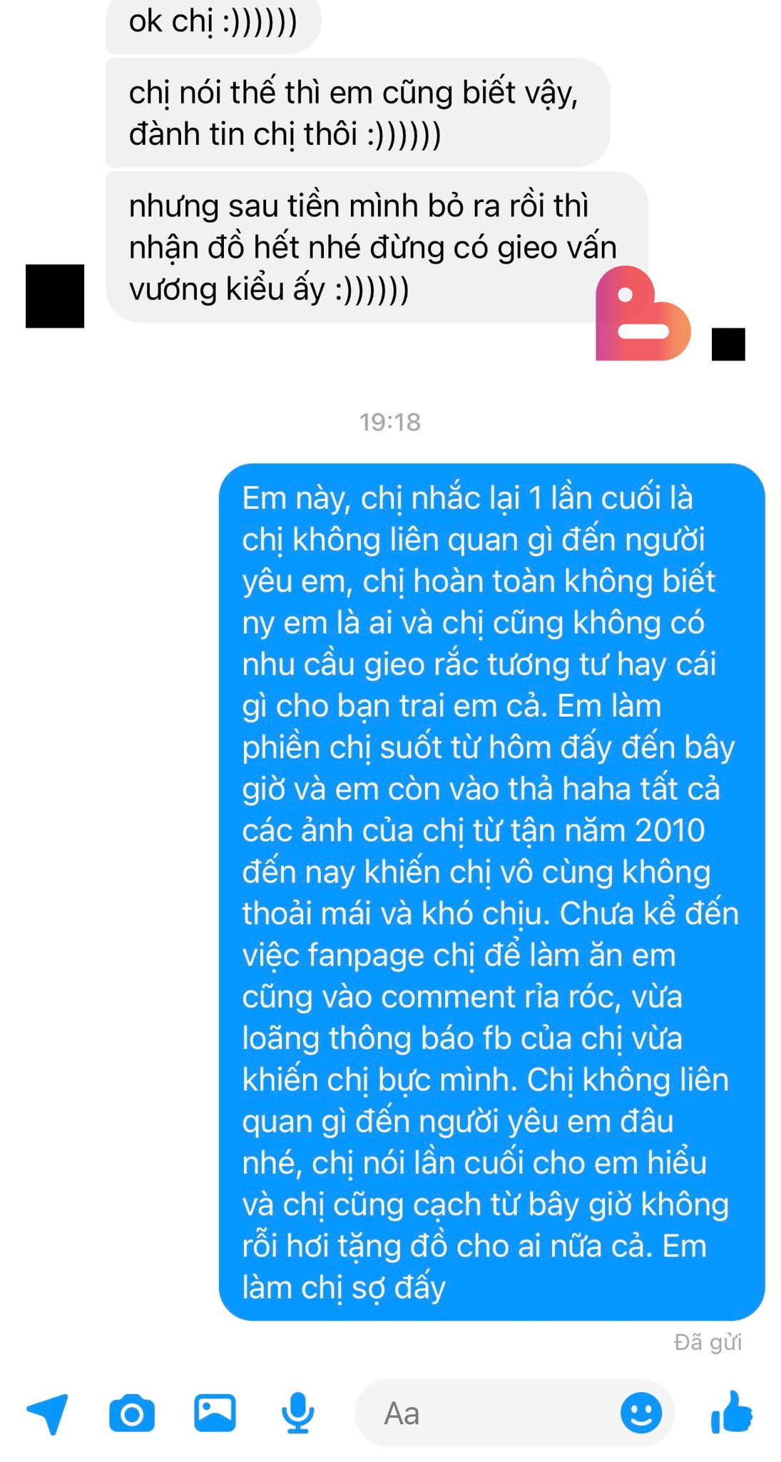 Chỉ vì tặng đồ ăn cho shipper, cô gái bị đánh ghen chửi bới làm phiền-2