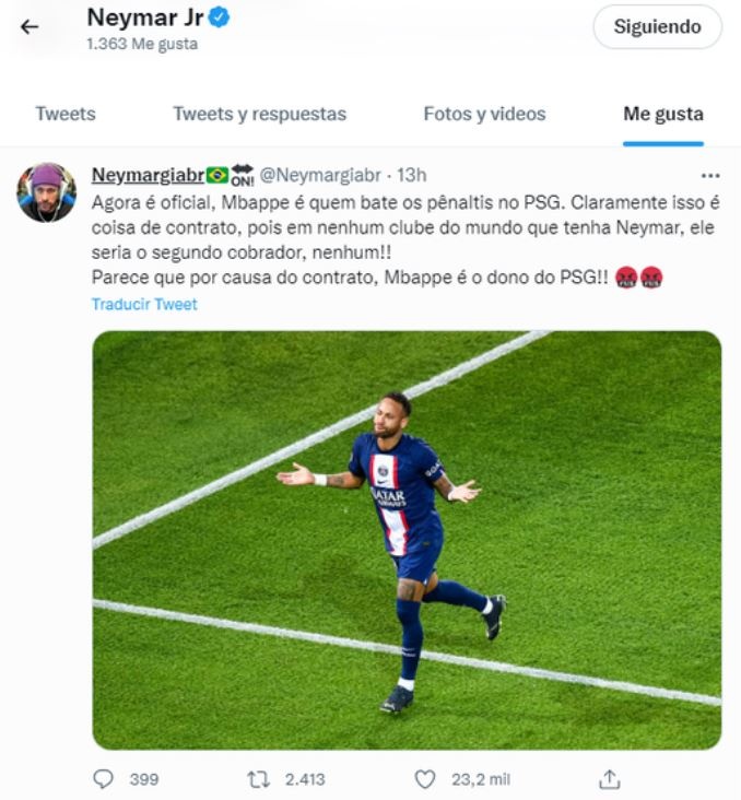 Biến căng tại PSG: Neymar 'like' bài viết mỉa mai Mbappe