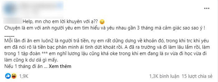 chuyện tình yêu, bạn trai, bạn trai đào mỏ