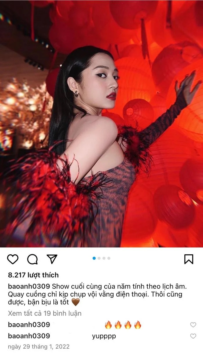 Đã được cô nàng đăng trong dịp cận Tết năm ngoái