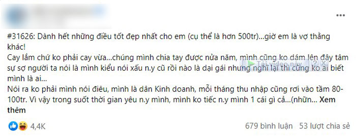 cắm sừng, phẫu thuật thẩm mỹ, đầu tư cho người yêu