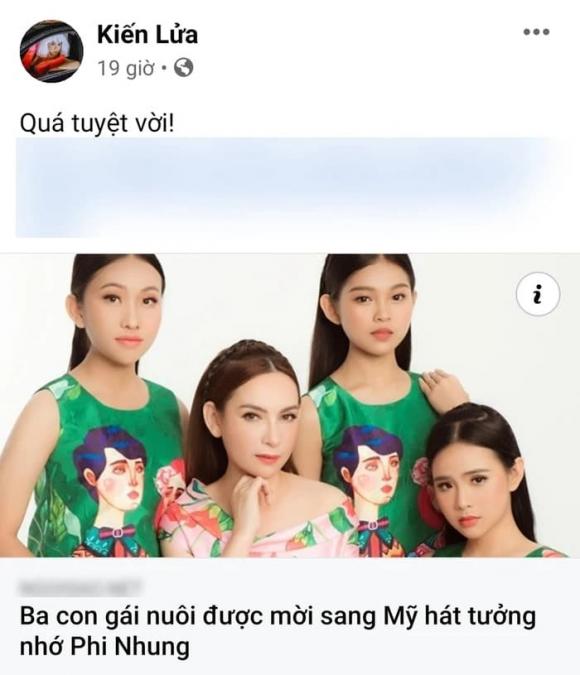 Trang Trần bày tỏ vui mừng khi 3 con gái nuôi Phi Nhung chuẩn bị lên đường sang Mỹ ghi hình để tưởng nhớ cố ca sĩ