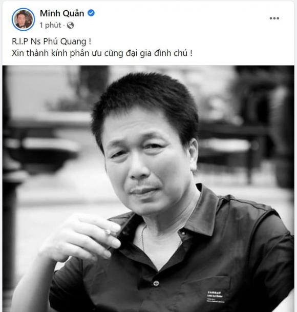 Ca sĩ Minh Quân chia buồn với gia đình nhạc sĩ Phú Quang