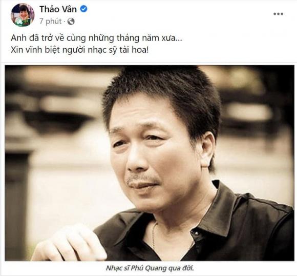 nhạc sĩ Phú Quang, nhạc sĩ Phú Quang qua đời, sao Việt