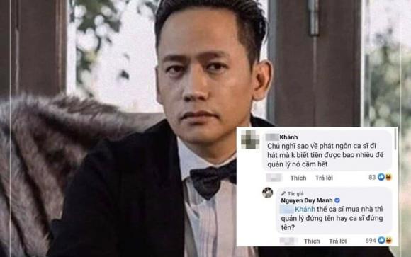 Ca sĩ Duy Mạnh, nhạc sĩ Duy Mạnh, sao Việt