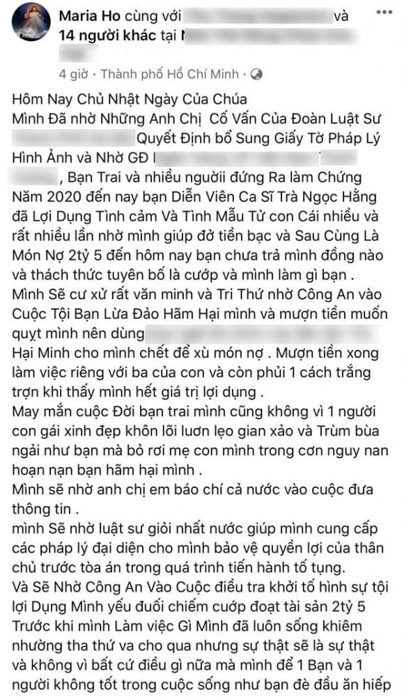 ca sĩ trà ngọc hằng,Người mẫu trà ngọc hằng, sao Việt