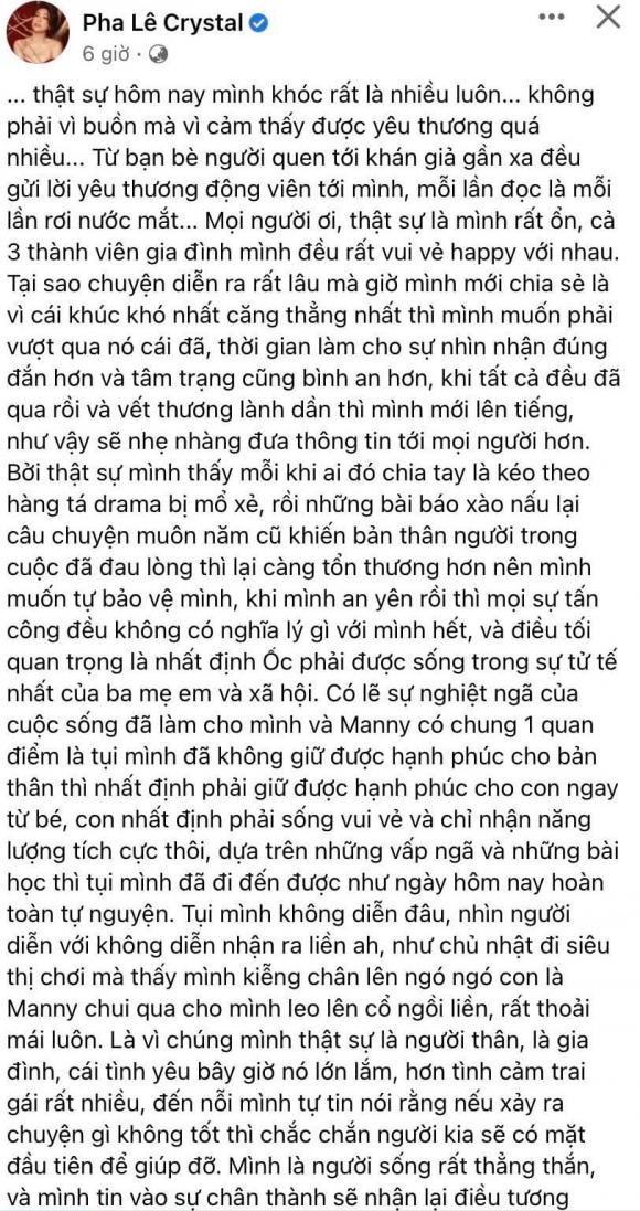 moi-manh-me-vui-ve-tuyen-bo-ly-hon-chong-han-quoc-pha-le-lai-cho-biet-da-khoc-nhu-mua-vi-nguyen-nhan-nay-1-ngoisaovn-w812-h1537 3 ca sĩ Pha Lê, sao Việt