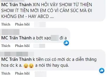 MC Trấn Thành, danh hài Trấn Thành,sao Việt
