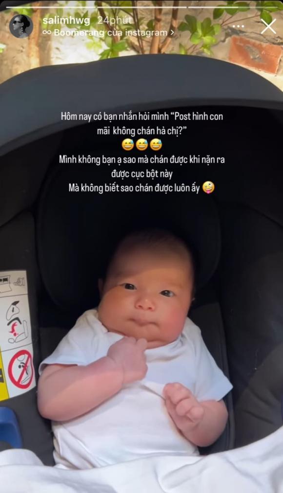 salim, con gái salim, salim sinh con, sao việt 