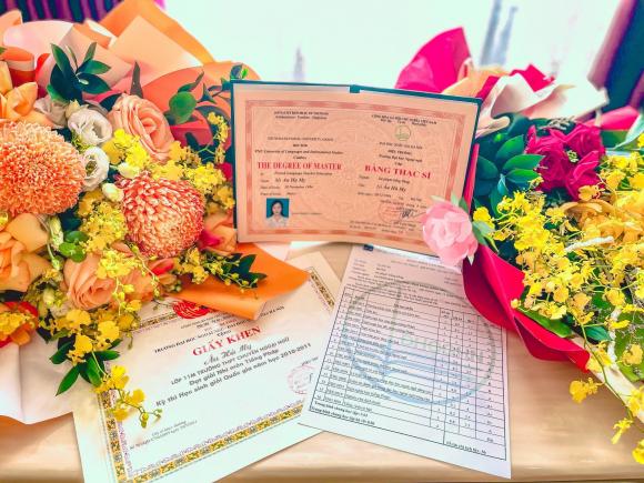 Âu Hà My, Âu Hà My nhận bằng thạc sĩ, Âu Hà My ly hôn, giới trẻ 