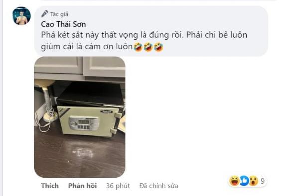 Nam ca sĩ cho biết két sắt của anh không có tiền.