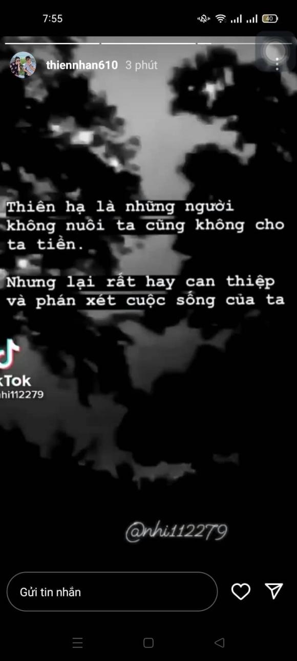 ca sĩ Thiện Nhân, sao Việt