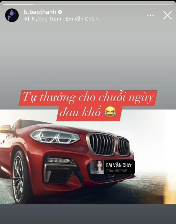 Bảo Thanh tự thưởng cho mình chiếc xế hộp có giá 5 tỷ đồng.