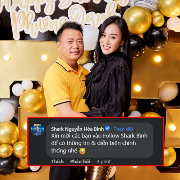diễn viên Phương Oanh, shark Bình, sao Viêt