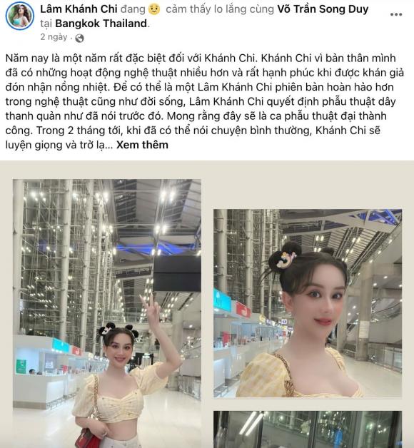 ca sĩ Lâm Khánh Chi, sao Việt