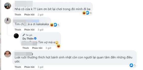 Du Thiên, ca sĩ Du Thiên, tuyển vợ