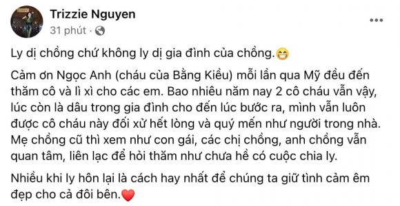 ca sĩ Trizzie Phương Trinh, ca sĩ Bằng Kiều, vợ cũ Bằng Kiều, sao Việt