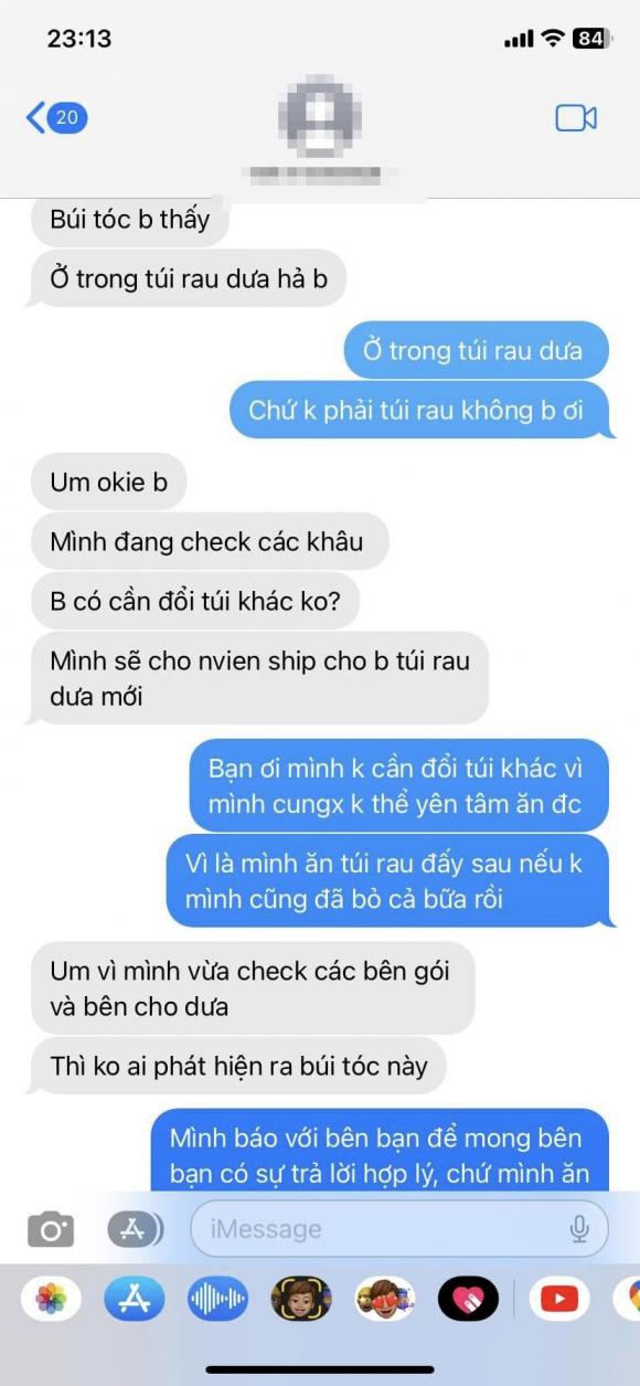 mua đồ ăn online, mua đồ ăn, búi tóc trong đồ ăn