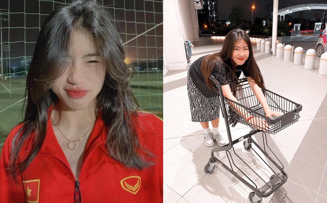 Soi" nhan sắc nữ tiền đạo 2k1 ĐT nữ Việt Nam Nguyễn Thị Thanh Nhã