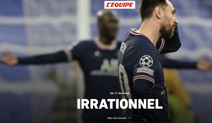 Messi 7 năm không vô địch Cúp C1: Báo Pháp "tế thần", chê siêu sao hết thời - 1