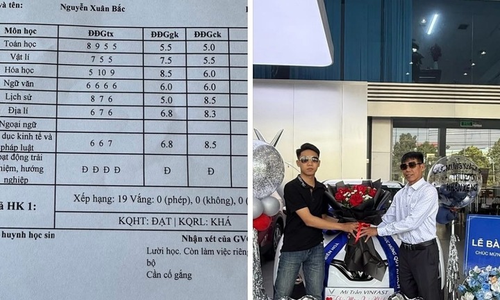 Tin tức giáo dục 24h: Sự thật thông tin vụ con trai chỉ đạt học lực khá, bố thưởng “nóng” ô tô