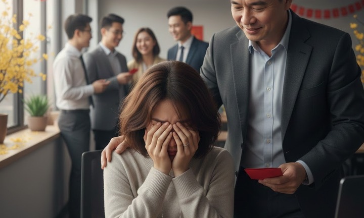 Ngày đầu đi làm sau kỳ nghỉ Tết, sếp vỗ vai rồi nói một câu khiến tôi bật khóc