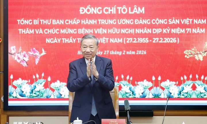 Phát biểu của Tổng Bí thư Tô Lâm nhân dịp thăm, chúc mừng Bệnh viện Hữu Nghị