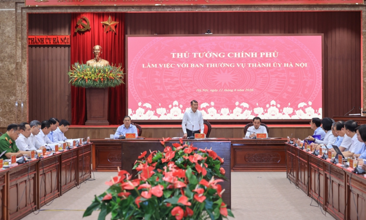 Thủ tướng: Hà Nội sẽ được ưu tiên nguồn lực, cơ chế nhưng phải cam kết tăng chất lượng đầu tư và đóng góp cho cả nước