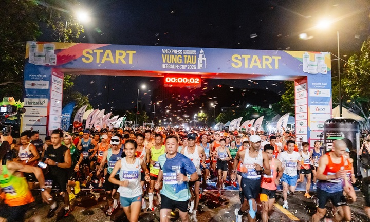 Tiếp sức tinh thần sống khỏe cùng VnExpress Vũng Tàu International Half Marathon Herbalife Cup 2026