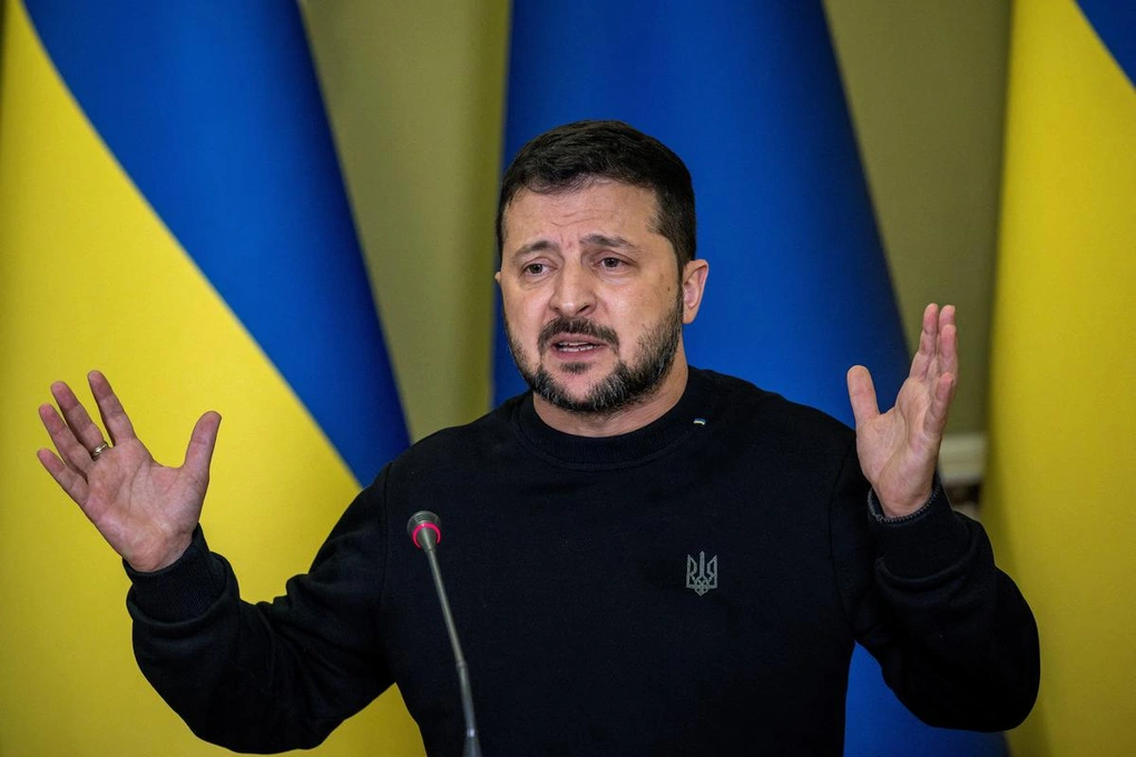 Tổng thống Ukraine Volodymyr Zelensky. Ảnh: Getty