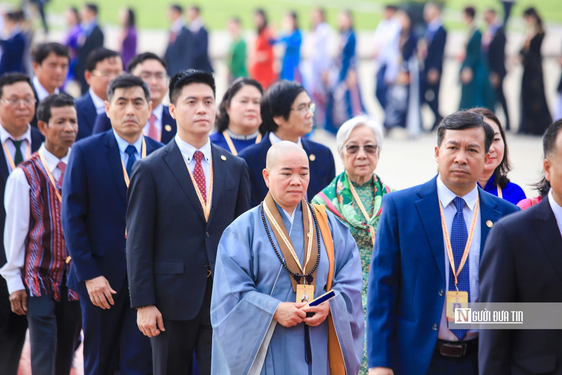 Đoàn đại biểu dự Đại hội MTTQ Việt Nam lần thứ XI vào Lăng viếng Chủ tịch Hồ Chí Minh - 5